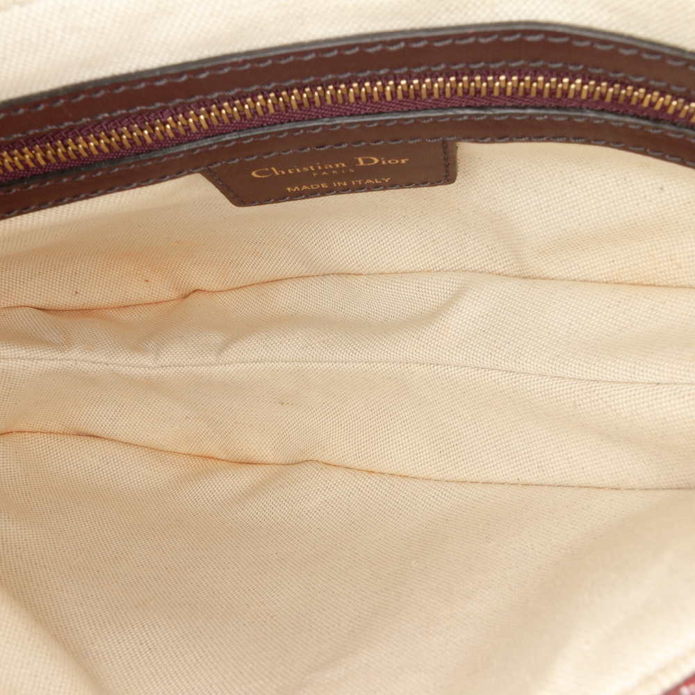 Pre-Loved Dior Oblique Canvas Saddle Bag - Picture 4 of 11